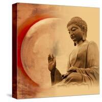 Buddha -Protection-Christine Ganz-Stretched Canvas