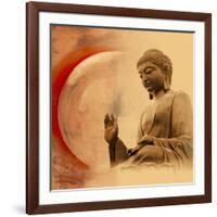 Buddha -Protection-Christine Ganz-Framed Art Print