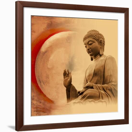 Buddha -Protection-Christine Ganz-Framed Art Print