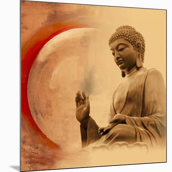 Buddha -Protection-Christine Ganz-Mounted Art Print
