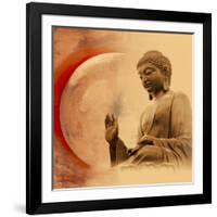 Buddha -Protection-Christine Ganz-Framed Art Print