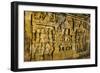 Buddha Reliefs in the Temple Complex of Borobodur, Java, Indonesia, Southeast Asia, Asia-Michael Runkel-Framed Photographic Print