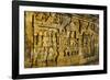 Buddha Reliefs in the Temple Complex of Borobodur, Java, Indonesia, Southeast Asia, Asia-Michael Runkel-Framed Photographic Print