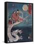 Buddha Riding On Sea Dragon, 1860-Science Source-Framed Stretched Canvas
