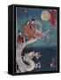 Buddha Riding On Sea Dragon, 1860-Science Source-Framed Stretched Canvas