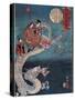 Buddha Riding On Sea Dragon, 1860-Science Source-Stretched Canvas