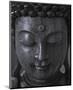 Buddha Sculpture Face-null-Mounted Art Print