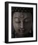 Buddha Sculpture Face-null-Framed Art Print