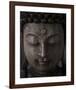 Buddha Sculpture Face-null-Framed Art Print