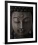 Buddha Sculpture Face-null-Framed Art Print