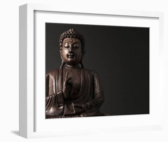 Buddha Sculpture-null-Framed Art Print