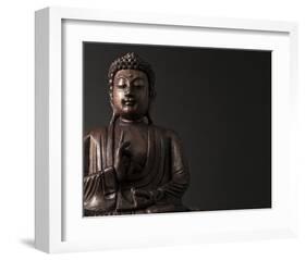 Buddha Sculpture-null-Framed Art Print