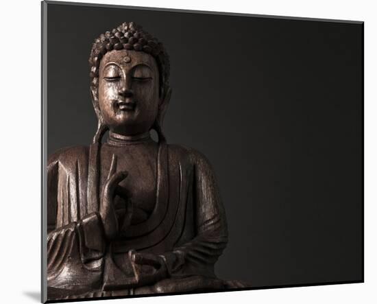 Buddha Sculpture-null-Mounted Art Print