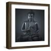 Buddha Sculpture-null-Framed Art Print