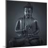 Buddha Sculpture-null-Mounted Art Print