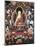 Buddha Seated Between His Two Great Disciples Cariputra and Maudgalyayana-null-Mounted Giclee Print