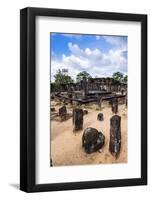 Buddha Seema Prasada, Polonnaruwa, UNESCO World Heritage Site, Cultural Triangle, Sri Lanka, Asia-Matthew Williams-Ellis-Framed Photographic Print