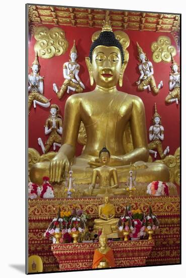 Buddha Shrine, Wat Phra-Stuart Black-Mounted Photographic Print