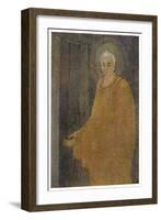 Buddha (Siddhartha) as a Mendicant Priest-Abanindro Nath Tagore-Framed Art Print