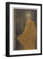 Buddha (Siddhartha) as a Mendicant Priest-Abanindro Nath Tagore-Framed Art Print