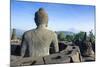 Buddha Sitting in a Stupha in the Temple Complex of Borobodur, Java, Indonesia-Michael Runkel-Mounted Photographic Print