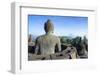 Buddha Sitting in a Stupha in the Temple Complex of Borobodur, Java, Indonesia-Michael Runkel-Framed Photographic Print