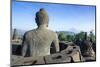 Buddha Sitting in a Stupha in the Temple Complex of Borobodur, Java, Indonesia-Michael Runkel-Mounted Photographic Print