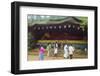 Buddha Statue, Adams Peak, Sri Lanka, Asia-Christian Kober-Framed Photographic Print