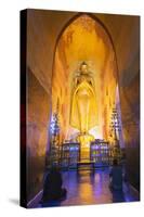 Buddha Statue, Ananda Temple, Bagan (Pagan), Myanmar (Burma), Asia-Christian Kober-Stretched Canvas