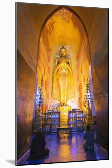 Buddha Statue, Ananda Temple, Bagan (Pagan), Myanmar (Burma), Asia-Christian Kober-Mounted Photographic Print