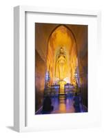 Buddha Statue, Ananda Temple, Bagan (Pagan), Myanmar (Burma), Asia-Christian Kober-Framed Photographic Print