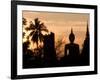 Buddha Statue and Sunset, Thailand-Gavriel Jecan-Framed Photographic Print