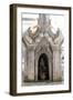 Buddha Statue and Water Pot Left by Buddhist Devotee Inside Shrine-Annie Owen-Framed Photographic Print