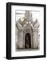 Buddha Statue and Water Pot Left by Buddhist Devotee Inside Shrine-Annie Owen-Framed Photographic Print