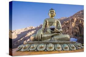 Buddha Statue at Hemis Monastery-saiko3p-Stretched Canvas