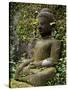 Buddha statue at Koe Thaung temple built by King Min Taik Kha, Mrauk U, Myanmar-null-Stretched Canvas