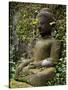 Buddha statue at Koe Thaung temple built by King Min Taik Kha, Mrauk U, Myanmar-null-Stretched Canvas