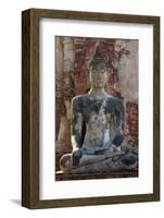 Buddha statue at Wat Mahathat, Ayutthaya Historical Park, Thailand-Art Wolfe-Framed Photographic Print