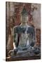 Buddha statue at Wat Mahathat, Ayutthaya Historical Park, Thailand-Art Wolfe-Stretched Canvas