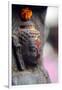 Buddha statue, Buddhist shrine in the street, Kathmandu, Nepal, Asia-Godong-Framed Photographic Print