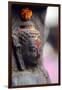 Buddha statue, Buddhist shrine in the street, Kathmandu, Nepal, Asia-Godong-Framed Photographic Print