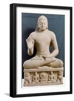 Buddha, Statue from Mankuwar, Madhya Pradesh, India-null-Framed Giclee Print