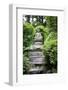 Buddha Statue.Garden in Kyoto.Japan.-Stanislav Komogorov-Framed Photographic Print