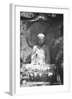 Buddha Statue, Hakone, Japan-null-Framed Art Print