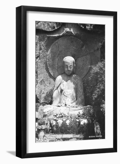 Buddha Statue, Hakone, Japan-null-Framed Art Print