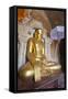 Buddha Statue, Htilominlo Pahto Temple, Bagan (Pagan), Myanmar (Burma), Asia-Christian Kober-Framed Stretched Canvas