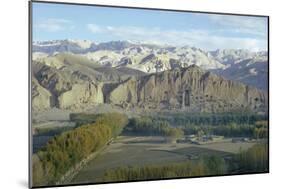 Buddha Statue in Cliffs (Since Destroyed by the Taliban), Bamiyan, Afghanistan-Sybil Sassoon-Mounted Photographic Print