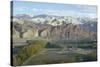 Buddha Statue in Cliffs (Since Destroyed by the Taliban), Bamiyan, Afghanistan-Sybil Sassoon-Stretched Canvas