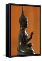 Buddha statue in profile, France-Godong-Framed Stretched Canvas