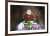 Buddha Statue in Temple, Bagan (Pagan), Myanmar (Burma), Asia-Christian Kober-Framed Photographic Print